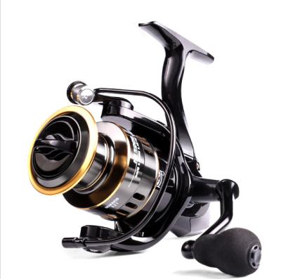 China Hot Sale HE1000-7000 LEFT HAND Full Series Metal Rocker Arm Fishing Tackle Seawater Spinning Fishing Reels for sale