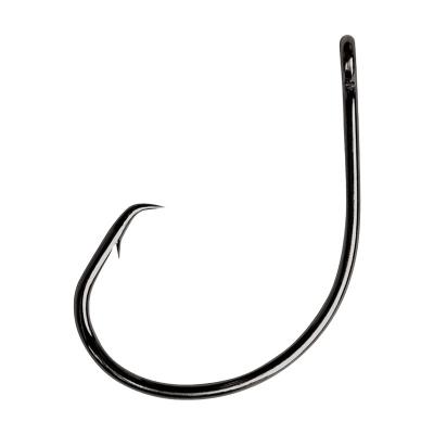 China Mustad High Strength Demon 39551 Nickel Big Game Tuna Carp Sea Fishing Sports Circle High Carbon Steel Black Hooks for sale