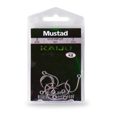 China MUSTAD 10121 High Strength Factory Bulk Big Fish Hook Ocean Boat Sea Sea Jig Wholesale Strong Strong Carbon Steel Hooks for sale