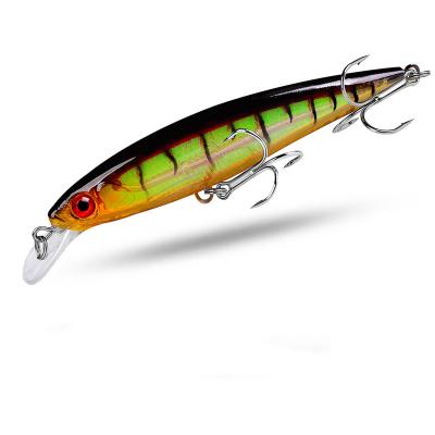 China ABS OEM Hard Plastic Bait Minnow Lure 11cm Hard Artificial 13.4g Bait Minnow Fishing Plastic Floating Lure for sale