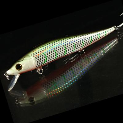 China 8cm 10cm 12cm Big Minnow Plastic Artificial Hard Plastic Bait Minnow Floating Lure Bass Fishing Lure for sale