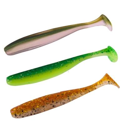 China Factory Price 5cm 7.5cm Plastic Soft 9cm Tail Lure T Lure Wholesale PVC Artificial Soft Seawater Fishing for sale