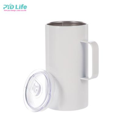 China New PYDLife Sublimation Stainless Steel Custom Insulated Travel Viable Insulated Mug Printable 20oz for sale