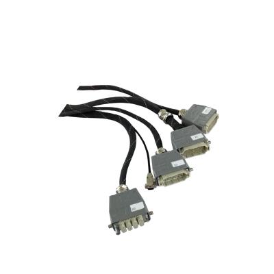 China HARTING 25PIN Power Connector Add M32 GLAND Connecting Cabinet Wire Harness For Communication Equipment for sale