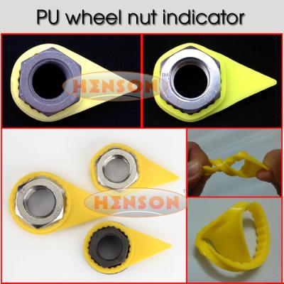 China HENSON-30mm PU Wheel nut indicator/WHEEL SAFE/Loose wheel nut collar for sale