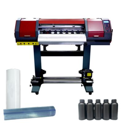 China Garment Shops Cheap single 60cm UV DTF printer using UV ink and UV film for label printing for sale