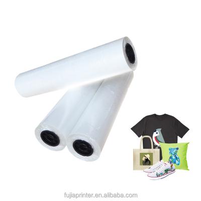 China Textiles New style 60cm cold tear single side frosted DTF pet film for shirt printing machine for sale