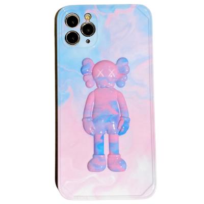 China Cartoon TPU Anti-fall 3D Colorful Silicone Case Soft Phone Shell Phone Case For Phone 12/12pro/12pro max/13/13pro for sale