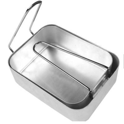 China Aluminum Mess Tin Army Canteen Double Aluminum Military Outdoor Camping Canteen for sale