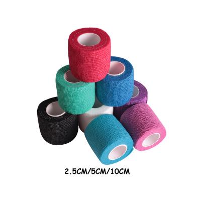 China Breathable Bandage Outdoor Yoga Sports Selling Bandage Skin-friendly Elastic 2.5cm/5cm/10cm Warm Cotton Tearable for sale