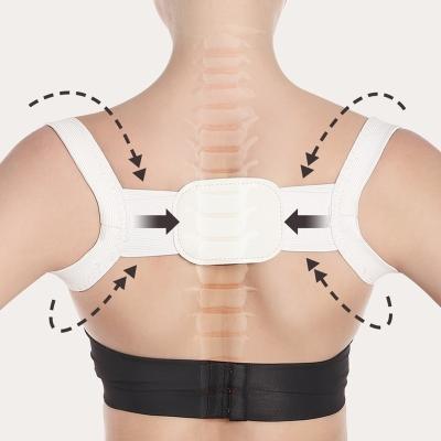 China Posture Corrector Therapy Back Support Adjustable Elastic Shoulder Brace Belt Straighten Correction For Women Men Children for sale