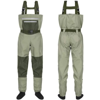 China 100% Guarantee LKVER New Designs Waterproof Waders Breathable Waders Full Cover Waders For Fishing Waterproof OEM Customized Boots for sale