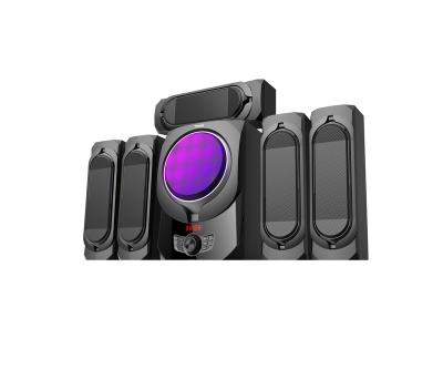 China LED Flashing Light TK-905-5.1 Multimedia Speaker System Home Theater System with LED/BT/SD/USB/Bezel-Sound for sale