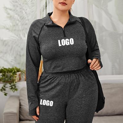 China Breathable 2021 Custom Activewear Long Sleeve Yoga Set Workout Apparel Sports Wear Long Sleeve Yoga Set for sale