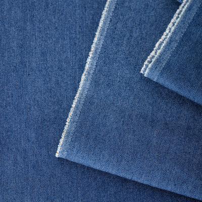 China Latest Denim Fabric Price 65%C/32%T/2%SP Breathable Hot Selling Bulk Denim Fabric for sale