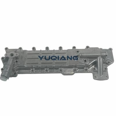 China Excavator Diesel Spare Parts Engine Isuzu Engine 4BG1 4BD1 Oil Cooler Cover 8-97020037-2 8-97032025-0 For EX120 SH120 for sale