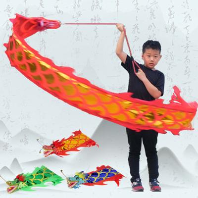 China Chinese Style Dragon Dance Props For Children Carnival Festival New Year Square Performance Gymnastics Funny Ribbon 3m/5m for sale