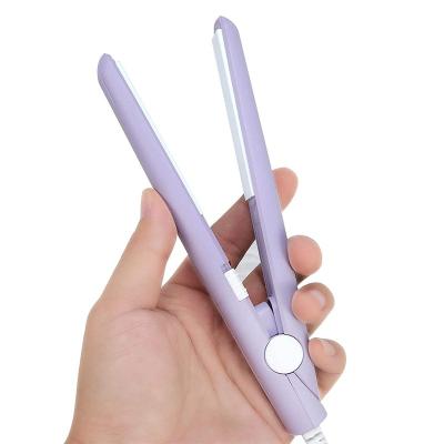 China 360Â ° Swivel Tie Up Hot Selling Mini Hair Straightener With Adjustable Temperature for sale