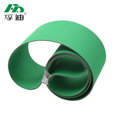 China Factory High Friction Green Wear-Resisting Rubber Flat Conveyor Belts For Paper Tube Machine. RNR Flat Nylon Transmission Belt for sale