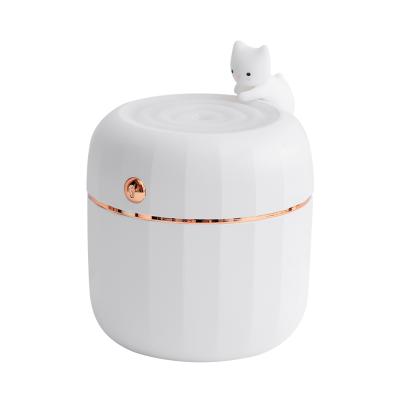 China Car Cute Cat Humidifier Portable USB Rechargeable Mini 1200mAh Humidifier 350ml for sale