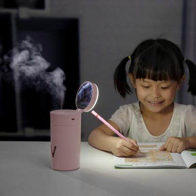 China USB Mini Car Air Purifier Steam Ultrasonic Mist Maker Portable 300ML Humidifier 3 Colors for sale