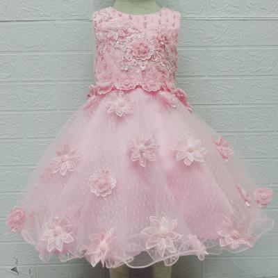 China Wholesale Washable In The Running Lush Skirt Princess Dress With Flowers Dance Costume Birthday Gift Bridesmaid Dress for sale