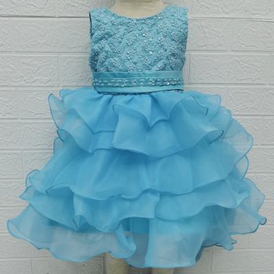 China Wholesale Washable In The Running Lush Skirt Princess Dress With Flowers Dance Costume Birthday Gift Bridesmaid Dress for sale