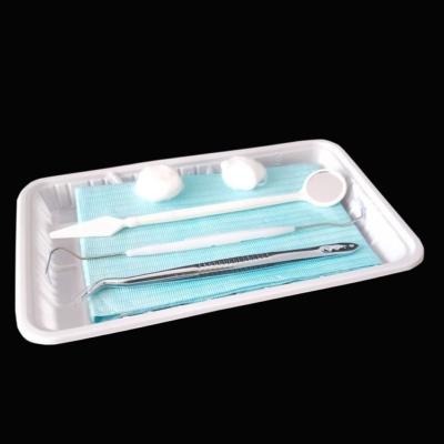 China Disposable and Sterilize Professional Dental Examination Tools Kit Teeth Cleaning Oral Care Hygiene Kit for sale