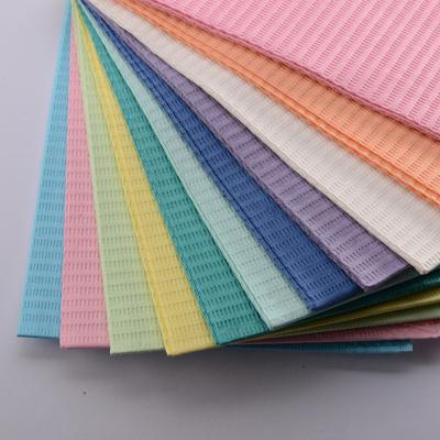 China Disposable And Sterilize Dental Consumables Waterproof Bibs Disposable Dental Towels for sale