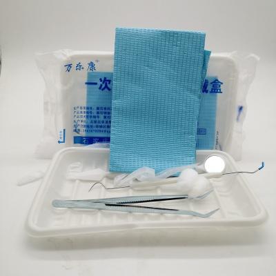 China Disposable and Sterilize Dental Equipment Consumables Sterilized Disposable Dental Hygiene Kit Dental Composite Oral Examination Kits for sale