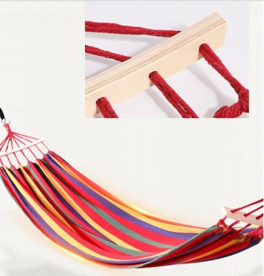 China Wholesale High Quality Comfortable Portable Folding Hammock Outdoor Patio Furniture Canvas Hammock for sale