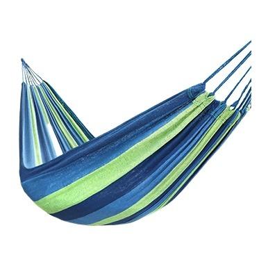 China Super Comfortable Outdoor Camping Hammock Double Person Bed Hammock Swing Cotton Fabric With Portable Trap for sale