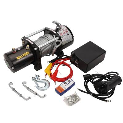 China Sturdy and not easy to break ATV/UTV SELF WINCH CAR/ATV 4X4 12v Electric WINCH 6000LBS for sale