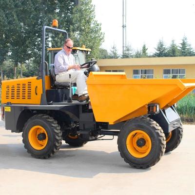 China mini diesel hydraulic dumper dumper 3 tons truck < 4L for sale