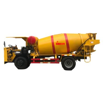 China Construction worksÂ   small mini mining truck underground concrete mixer for sale