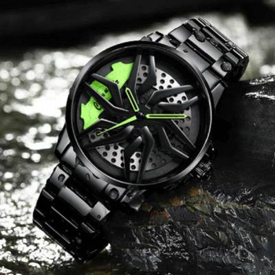 China Top Brand Watches Men's Luxury Sports Car Waterproof New Watches Waterproof Men's Quartz Sports Watches Rim Hub Wheel Wristwatch Quartz for sale