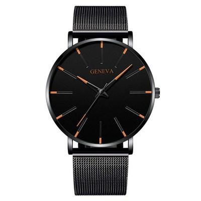 China Wholesale New Automatic Date Factory Men's Roman Scale Mesh Strap Watch Roman Quartz Watch for sale