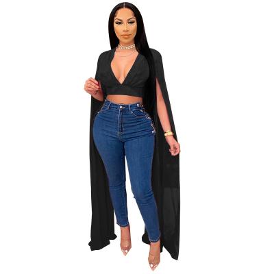 China Solid Color Fashion Breathable Deep V European Blouses Long Sheaths Women's Top Blouse Plus Size Woman - Pint for sale