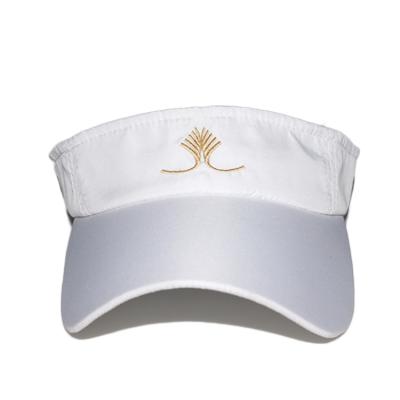 China white striped visor hat for sale