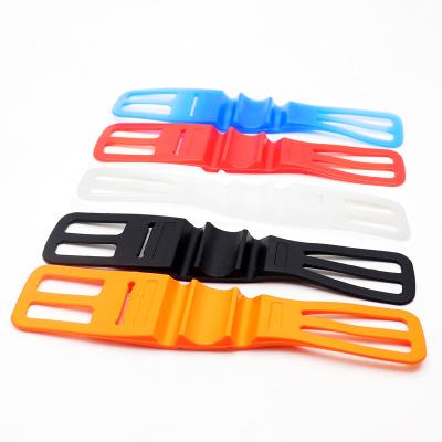 China Fashion Adjustable Convenient Bicycle Silicone Elastic Strap For Phone Holder for sale