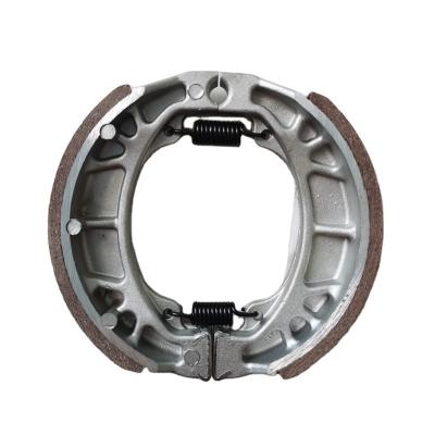 China PE PVC Motorcycle Spare Parts Steel Brake Shoes for sale