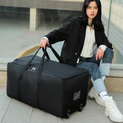 China Fashion Large Capacity Separation Sports Portable Fitness Bag Double Shoulder Oxford Cloth Travel Bag for sale