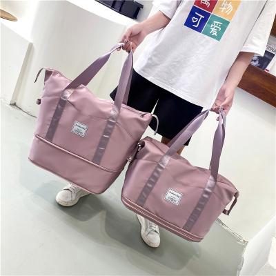 China Fashion Custom Logo Fitness Travel Women Handbag Large Capacity Storage Outdoor Shoulder Bag Waterproof Gym Sports Bag for sale