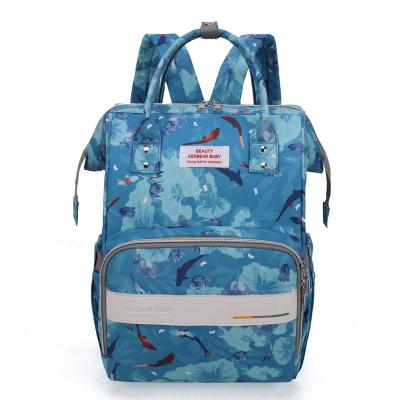 China 2021 New Factory Directory Cheap Outdoor Water Resistant Mom Baby Diaper Bag Backpack For Travel for sale