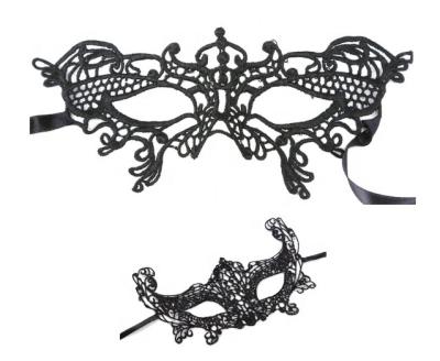 China Bondage Restraints Blindfold Sex Adult Lace Hollowed- EyeMask Adult Sex Games Costume Nightclub LaceMask Masquerade for sale