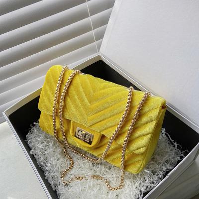 China Lady Handbag Wholesale Newest Designer Fashion Chain Bag Fashion Bag Women Clip Purses bolsos-Para-mujeres for sale