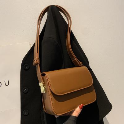 China PU good quality ladies designer handbags simple sling bags for women handbags dress shoulder messenger luxury bolsos-para-mujeres bags for sale