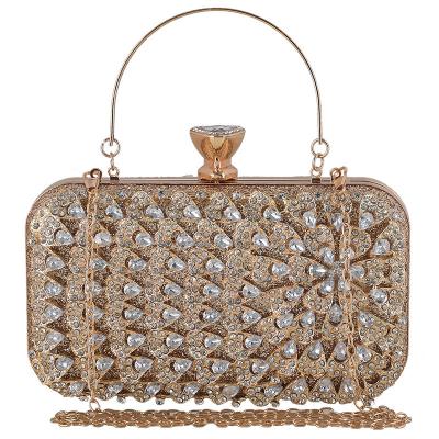 China Hot Selling Evening Clutch Bags Formal Evening Clutch Bag 2022 Elegant Handbag Women Banquet Evening Wear Rhinestones Clutch Evening Bags For Ladies bolsos-Para-mujeres for sale