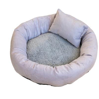 China Factory Direct Sales Breathable Warm Comfortable Removable Sofa Cotton Dog Bed With Luxury Pillow Small Dog Pet Establishments for sale