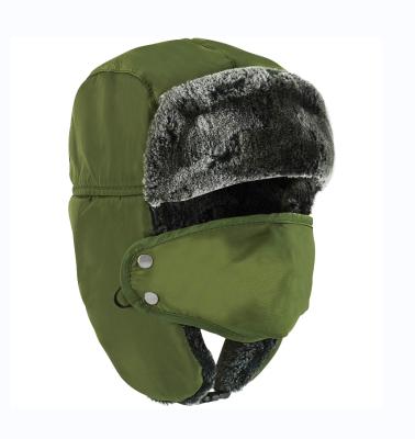 China Windproof Trapper Hat Ski Mask Hat Earflap Cap Custom Outdoor Hats Availavble AGRADECIDO for sale